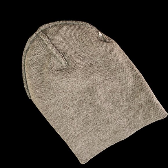 Timberland Double-layer Knit Beanie Soft Tan Acrylic Yarn Fold-up Cuff Unisex OS - Picture 7 of 7